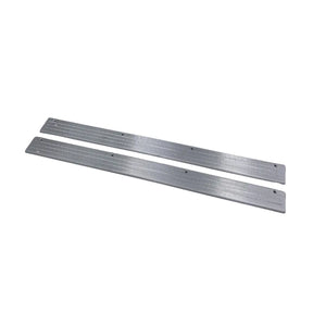 OBS Solutions 2Sill R F-Series and Bronco 2-Door Sill Plates, Raw aluminum - main view