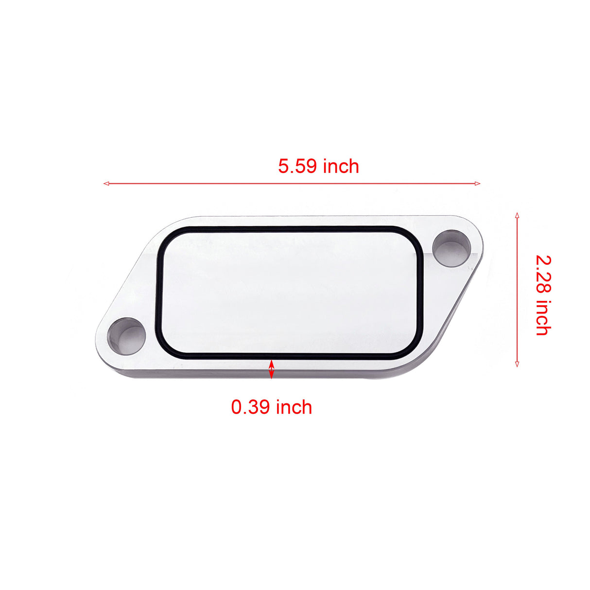 TruckTok 2007-2010 Cummins ISX CM871 EGR Plug Kit Stage 2 Plates and Plugs Aluminum Generic TruckTok