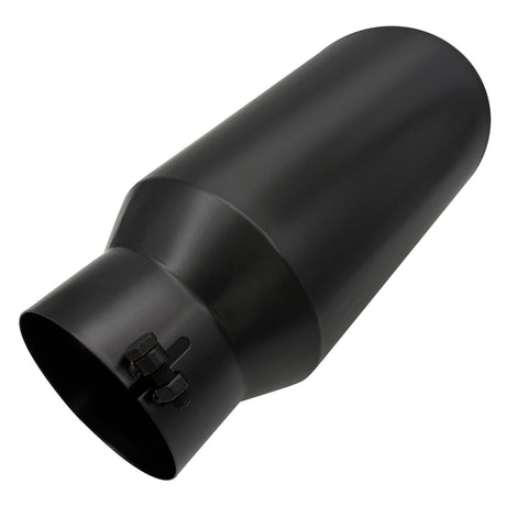 Trucktok 5" Inlet 7" Outlet 15" Overall Length Bolt On Exhaust Tailpipe Tip Black TruckTok