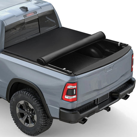 Trucktok 2009-2025 Dodge Ram 1500 5.7FT Soft Top Roll-up Tonneau Cover Truck Bed TruckTok