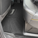 Trucktok 2015-2025 Ford F150 / F-150 Lightning SuperCrew Cab With Seat Storage All-Weather TPE Floor Mats TruckTok