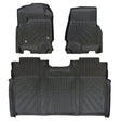 Trucktok 2017-2025 Ford F250 F350 F450 SuperCrew Cab All-Weather TPE Floor Mats TruckTok