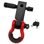 Trucktok 2" Hitch Receiver 38,500 lbs Strength with D-Ring & Lock TruckTok