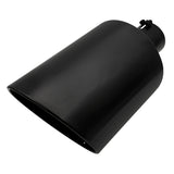 Trucktok 4" Inlet 10" Outlet 18" Overall Length Bolt On Exhaust Tailpipe Tip Black TruckTok