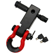Trucktok 2" Hitch Receiver 38,500 lbs Strength with D-Ring & Lock TruckTok