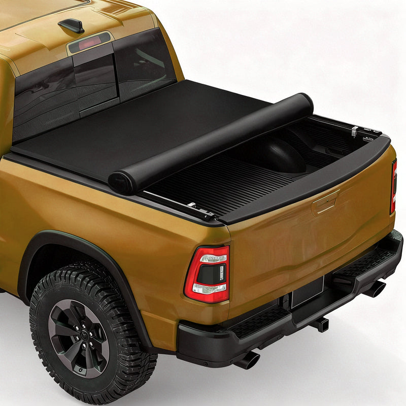 Trucktok 2007-2013 Chevy Silverado Sierra 6.5FT Soft Roll Up Tonneau Cover Bed TruckTok