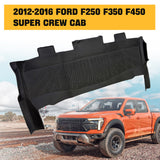 Trucktok 2012-2016 Ford F250 F350 F450 SuperCrew Cab All-Weather TPE Floor Mats TruckTok