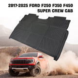 Trucktok 2017-2025 Ford F250 F350 F450 SuperCrew Cab All-Weather TPE Floor Mats TruckTok