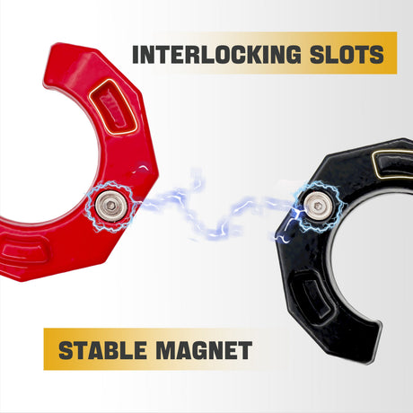 Trucktok 3/4" D-Ring Shackle 52,000 lbs Break Strength Recovery Pulley (1 Pair ) TruckTok