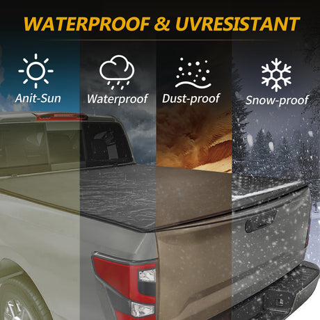 Trucktok 2014-2018 Chevy Silverado Sierra 5.8FT Soft Roll Up Tonneau Cover Bed TruckTok