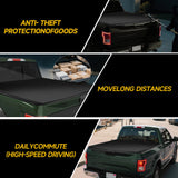 Trucktok 2017-2025 Ford F250 F350 Super Duty 8FT Soft Roll Up Tonneau Cover Bed TruckTok