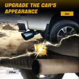 Trucktok 4" Inlet 10" Outlet 18" Overall Length Bolt On Exhaust Tailpipe Tip Black TruckTok