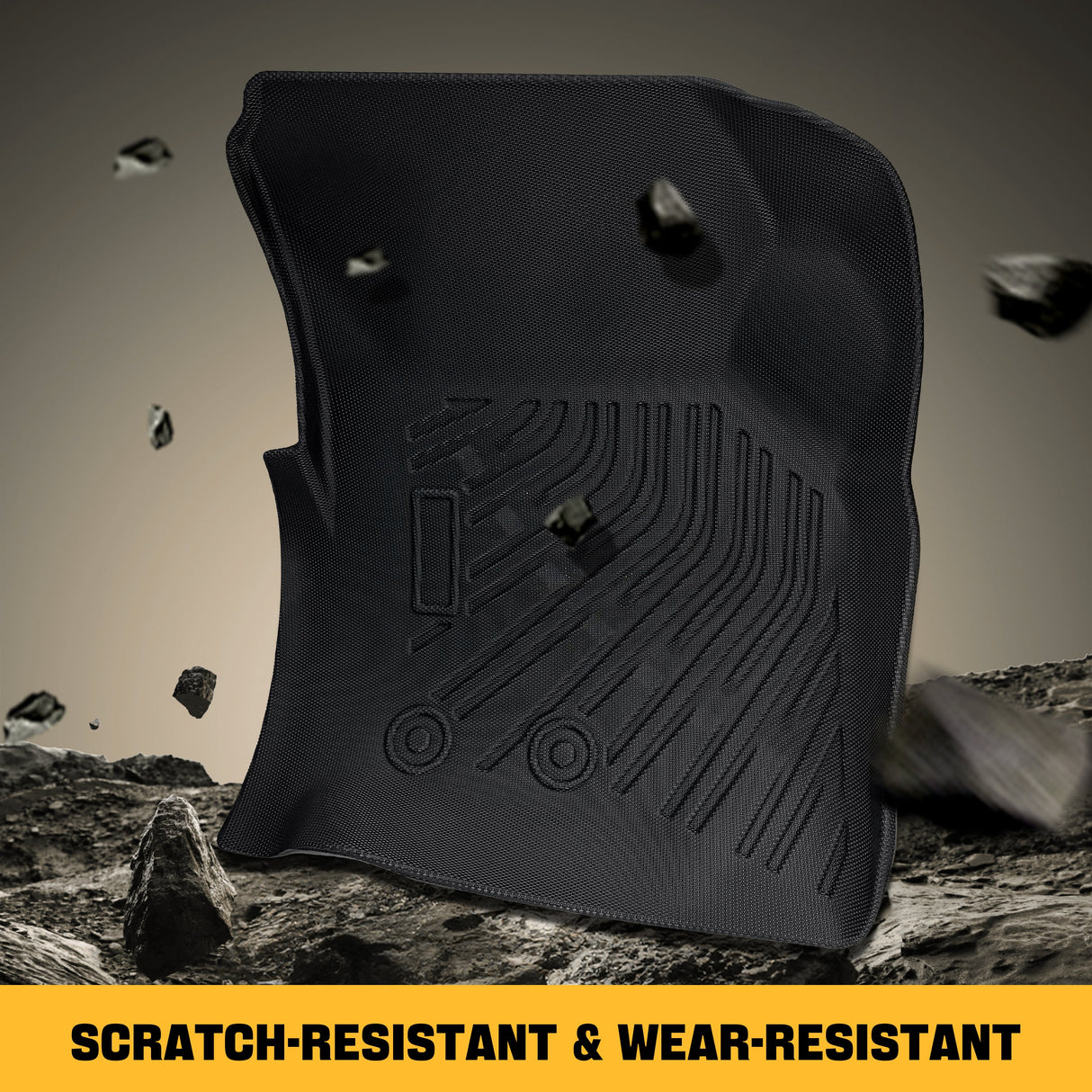 Trucktok 2008-2010 Ford F250 F350 Super CrewCab All-Weather TPE Floor Mats TruckTok