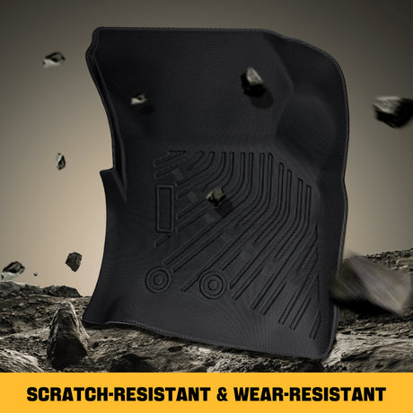 Trucktok 2008-2010 Ford F250 F350 Super CrewCab All-Weather TPE Floor Mats TruckTok