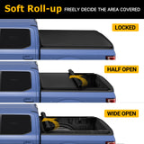 Trucktok 2004-2014 Ford F150 6.5FT Soft Roll Up Tonneau Cover Truck Bed TruckTok