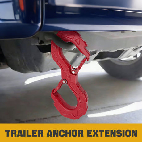 Trucktok 3/8" S-Hook 31,000 lbs Break Strength Heavy Duty Tow Hook TruckTok