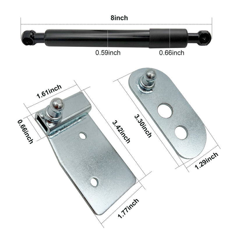 Trucktok 2019-2024 Chevy Silverado GMC Sierra 1500 Tailgate Assist Shock Kit TruckTok
