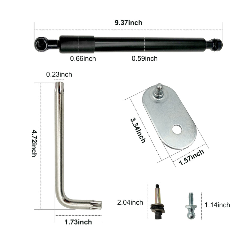 Trucktok 2004-2014 Ford F150 Lincoln Mark LT Tailgate Assist Shock Kit TruckTok