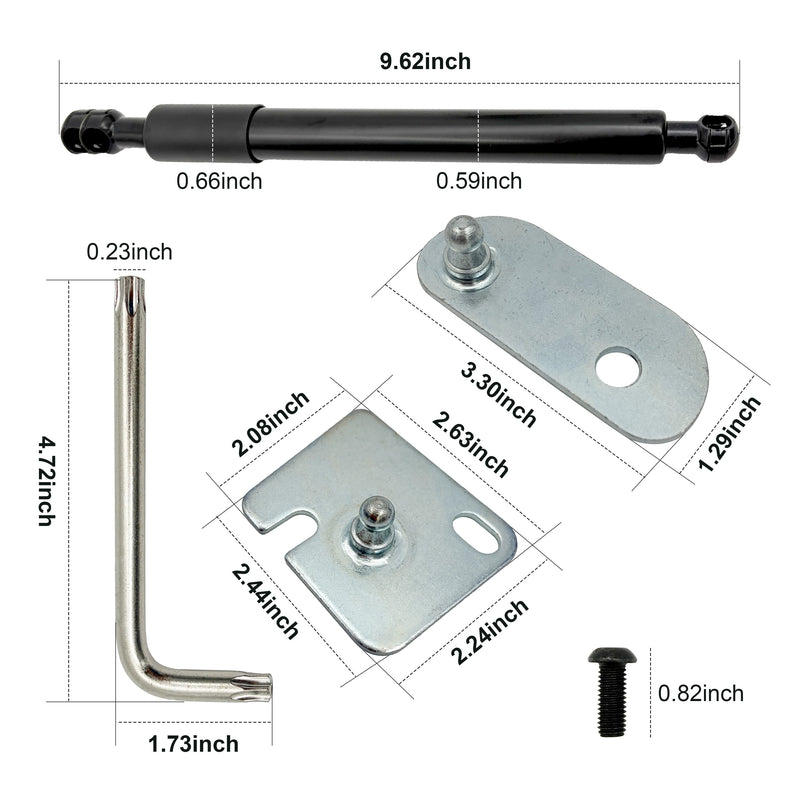 Trucktok 2017-2024 Ford F250 F350 F450 Tailgate Assist Shock Kit TruckTok