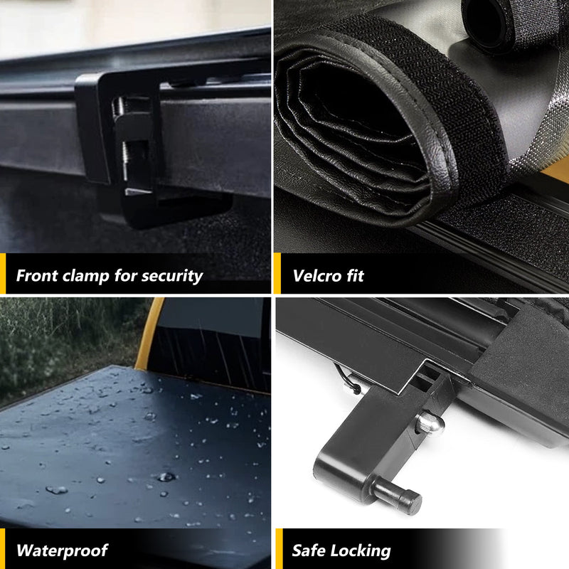 Trucktok 2003-2025 Dodge Ram 8FT Soft Top Roll-up Tonneau Cover Truck Bed