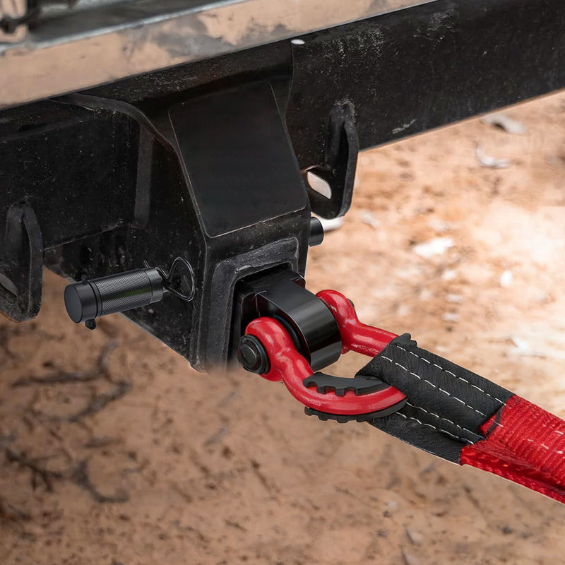 Trucktok 2" Hitch Receiver 38,500 lbs Strength with D-Ring & Lock TruckTok