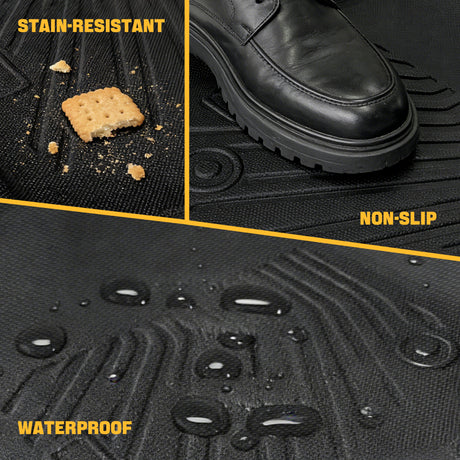 Trucktok 1999-2006 Silverado/Sierra 1500 2500 Extend Cab All-Weather TPE Floor Mats TruckTok