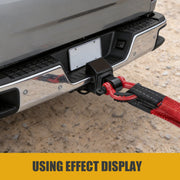 Trucktok 2" Hitch Receiver 38,500 lbs Strength with D-Ring & Lock TruckTok