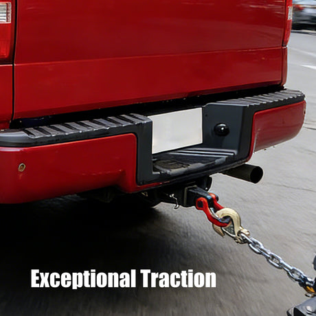 Trucktok 2" Hitch Receiver 38,500 lbs Strength with D-Ring & Pin TruckTok