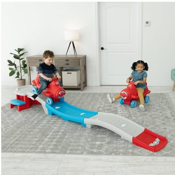 Sky Rider Roller Coaster Toy for Kids Ages 2-5 Indoor and Outdoor Playset