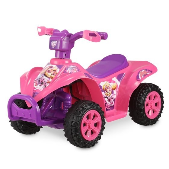 6V Battery-Powered Pink Ride-On ATV for Children Ages 2-5 Years