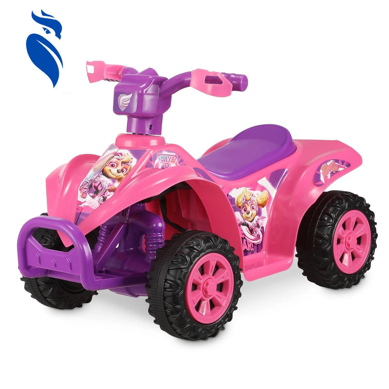 6V Battery-Powered Pink Ride-On ATV for Children Ages 2-5 Years