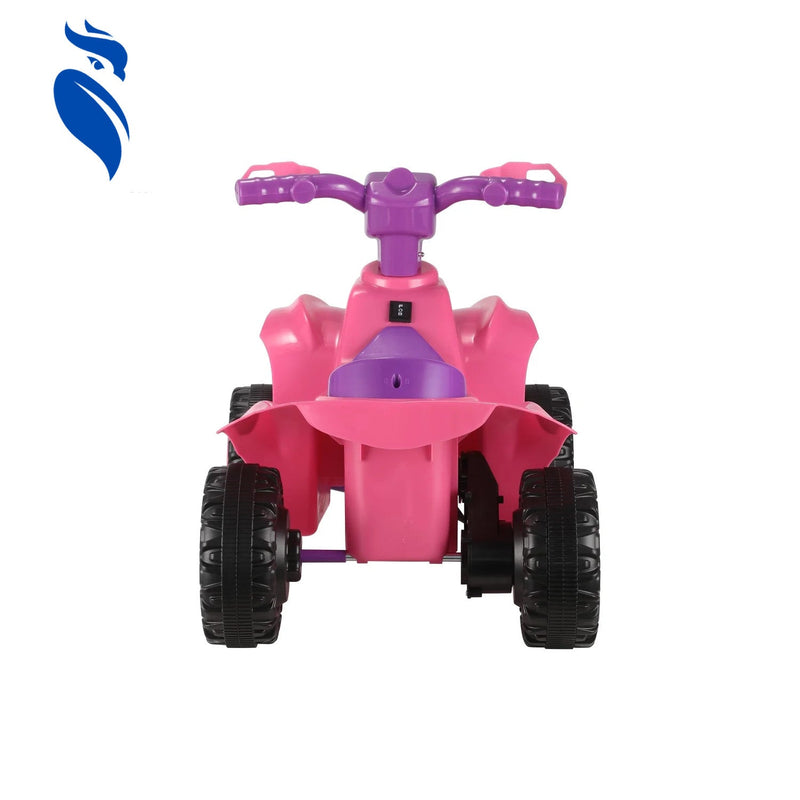 6V Battery-Powered Pink Ride-On ATV for Children Ages 2-5 Years