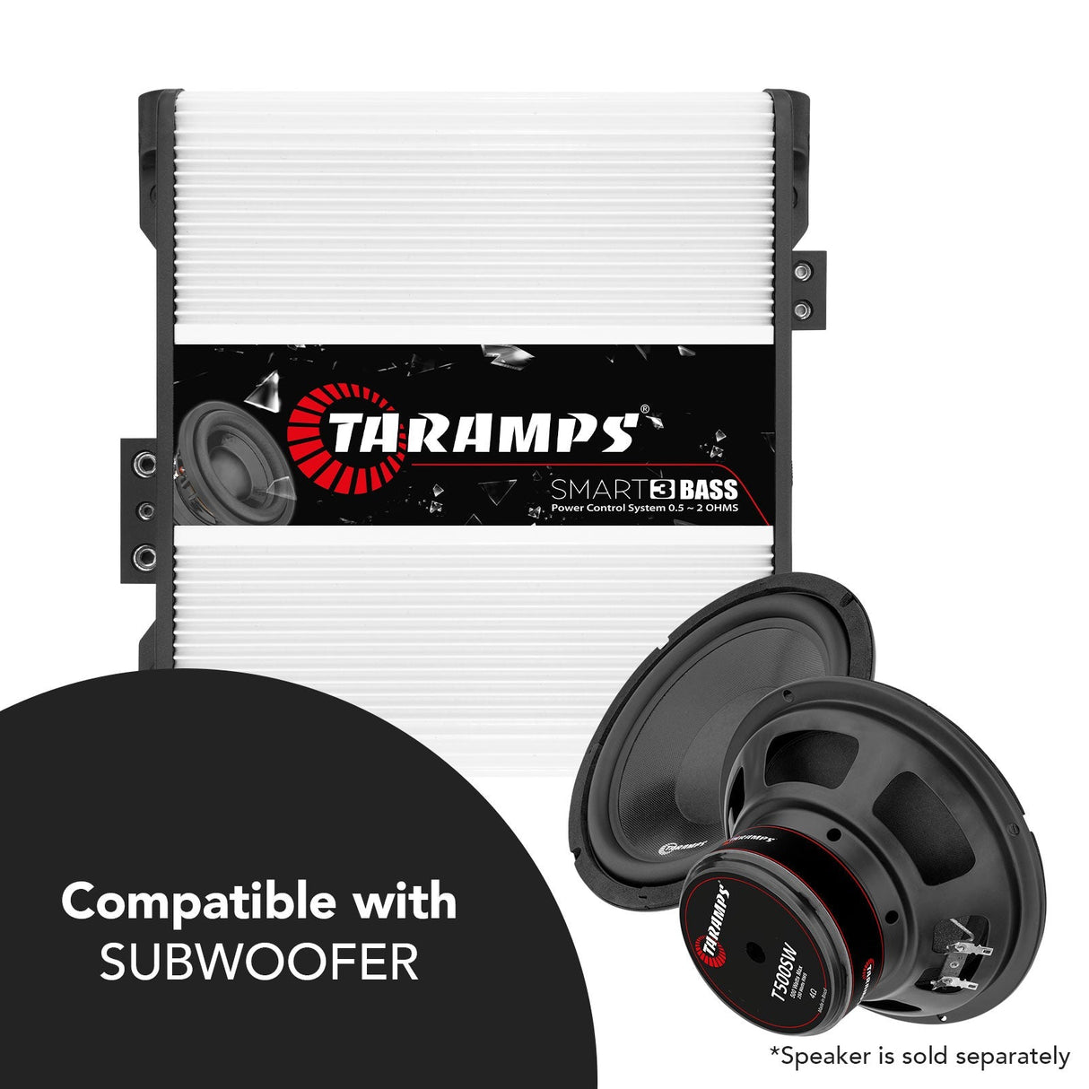 Taramps SMART 3 BASS + TS 400x4 2 OHM Car Amplifier COMBO Taramps USA