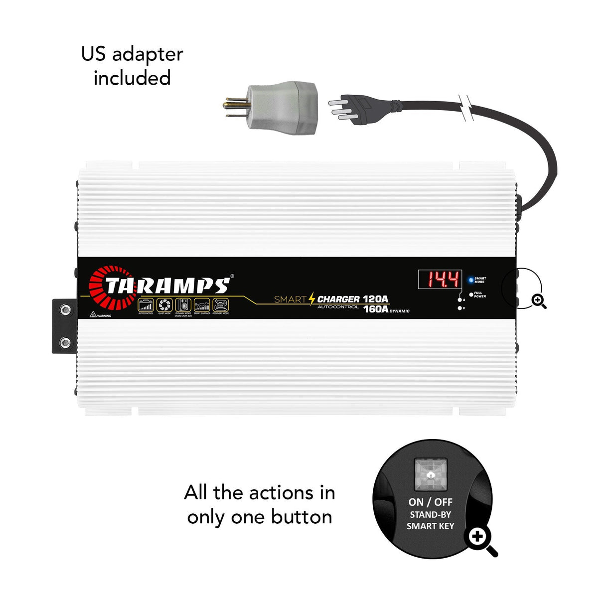 Taramps Smart Charger 120A Power Supply Taramps US