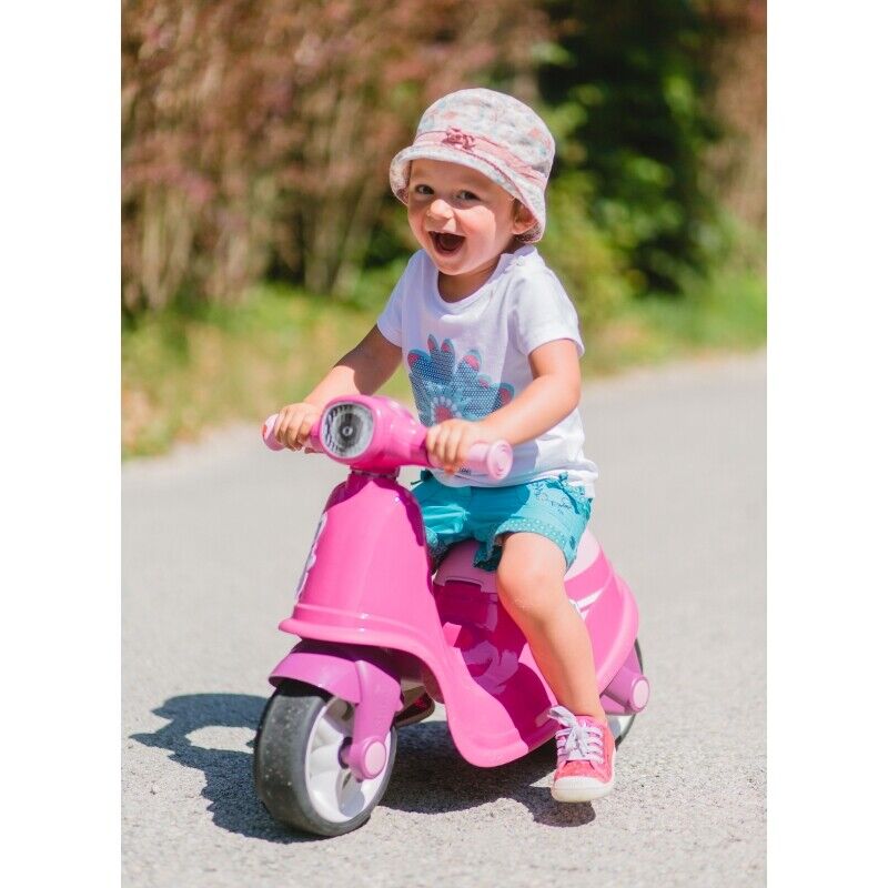 Smoby Pink Ride-On Scooter with Silent Wheels - Perfect for Little Riders!