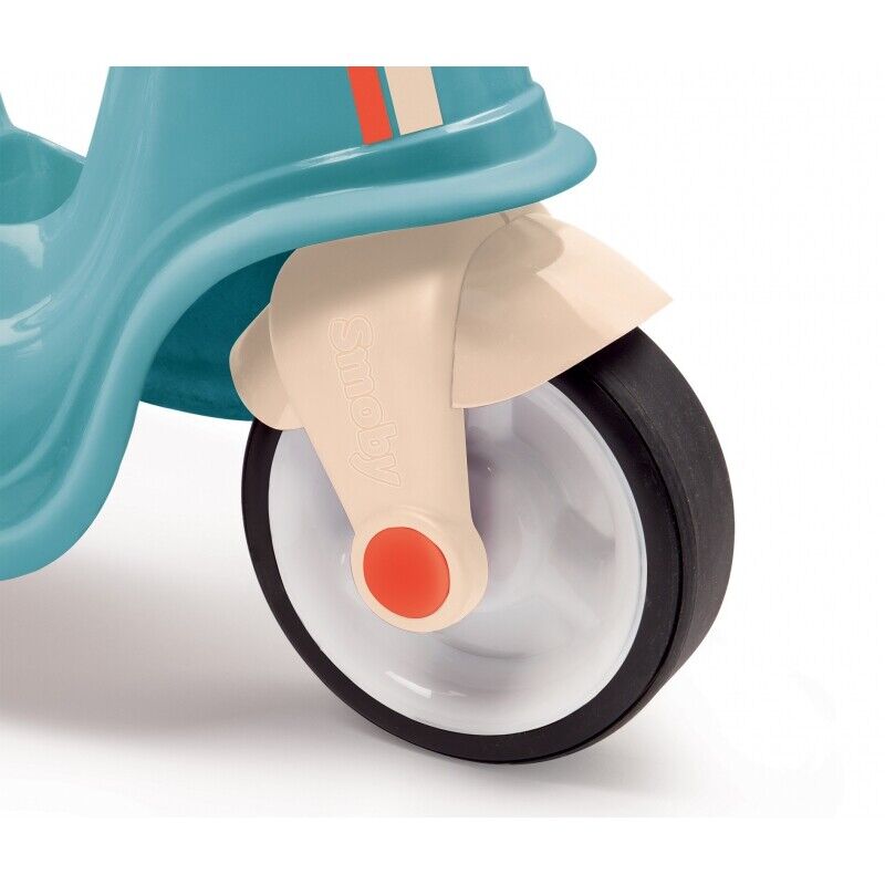 Smoby Retro Blue Ride-on Scooter with Silent Wheels