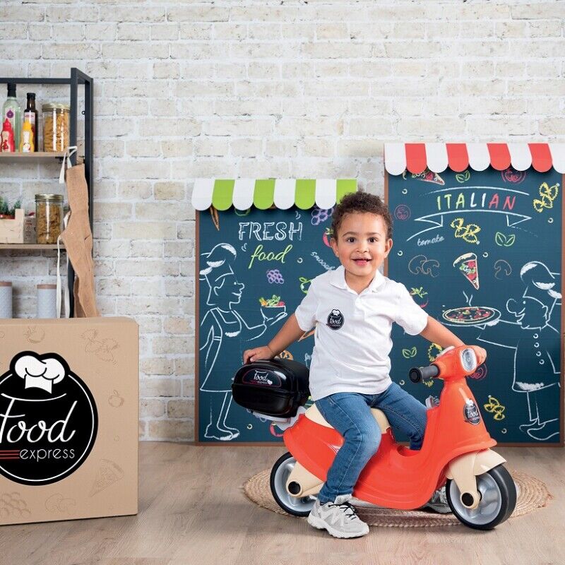 SMOBY Retro Scooter with Removable Trunk for On-the-Go Fun