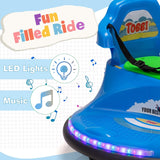 12V Kids Electric Ride-On Snail Baby Bumper Car with Remote Control