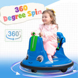 12V Electric Kids Ride-On Snail Baby Bumper Car with Remote Control