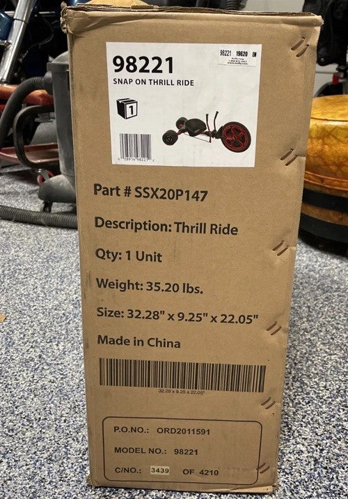 Snap-On Tool Collectible Thrill Ride Bike Toy