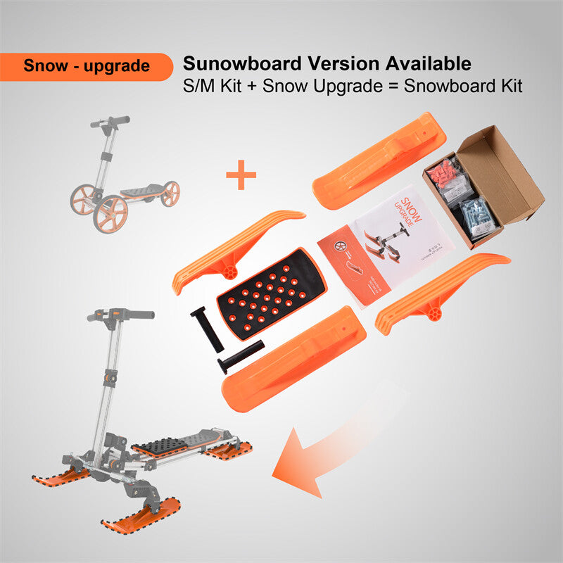 Snow Upgrade Accessories Kit for S, M, L Kits and Go-Kart
