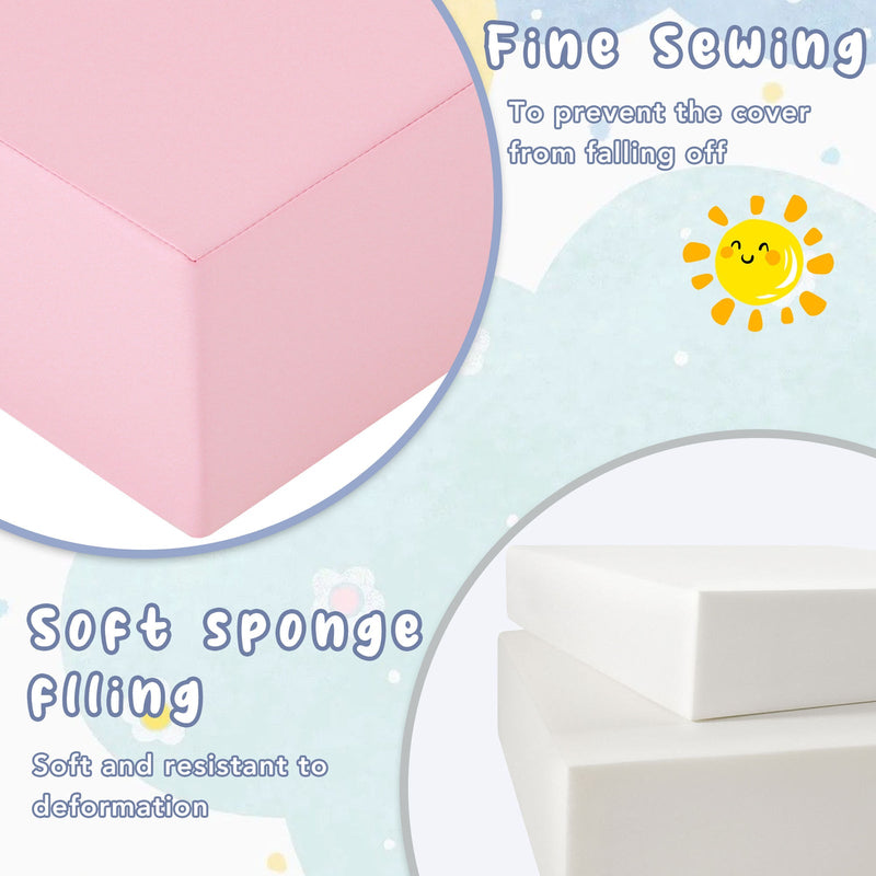 Soft Climb and Crawl Foam Playset 6-in-1 Soft Play Equipment for Active Play