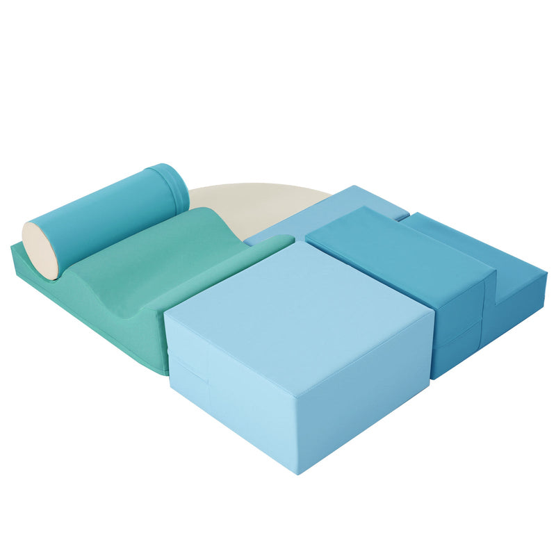 Soft Climb and Crawl Foam Playset 6-in-1 Soft Play Equipment for Kids