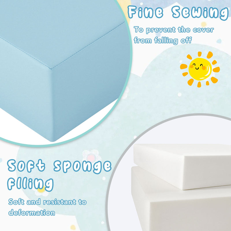 Soft Climb and Crawl Foam Playset 6-in-1 Soft Play Equipment for Kids