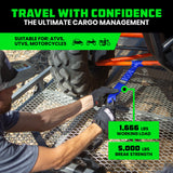 1.6" x 17" Soft Loop Tie-Down Straps (4-Pack)