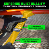 1.6" x 17" Soft Loop Tie-Down Straps (4-Pack)