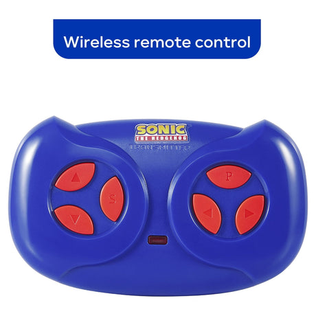 6V Battery-Powered Sonic Hedgehog Bumper Car for Kids Ages 2 and Up