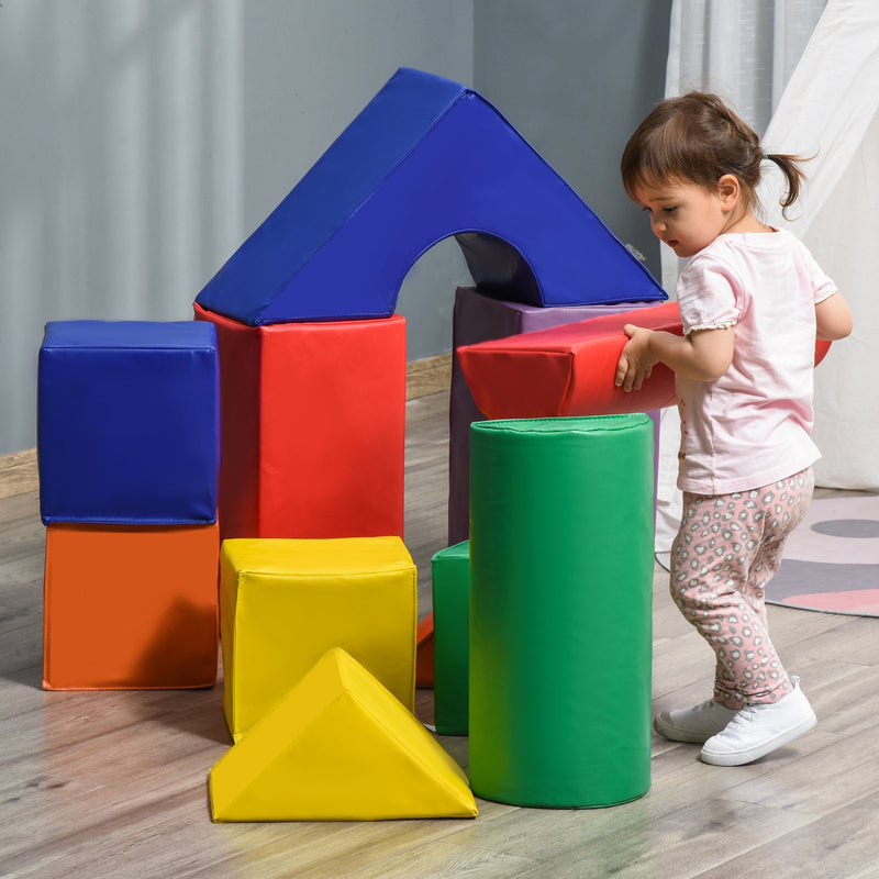 Soft Foam Climbing Blocks Play Set for Toddlers – 11 Pieces