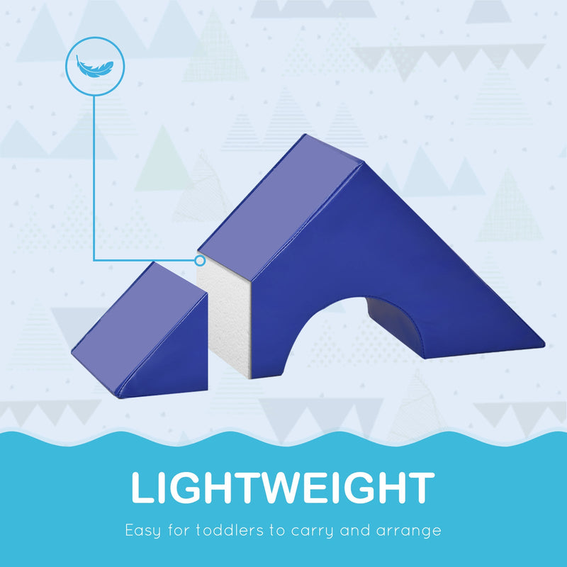 Soft Foam Climbing Blocks Play Set for Toddlers – 11 Pieces