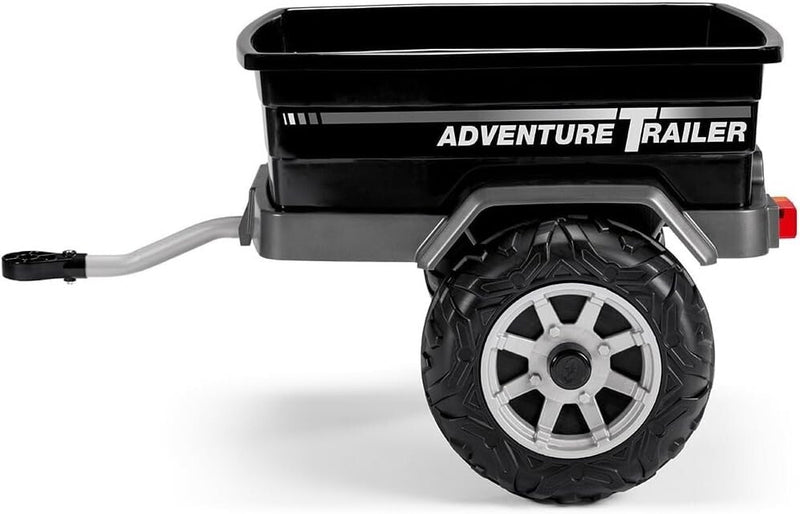Spacious Adventure Ride-On Trailer with Secure 5-Point Harness for Kids